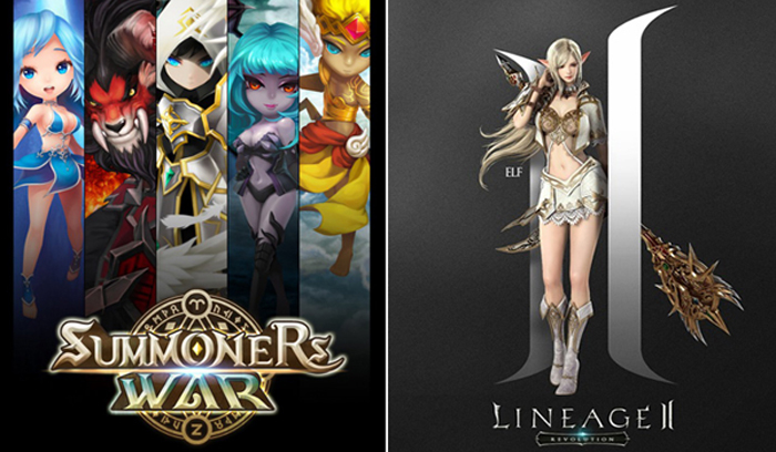 게임사 2분기 성적표…핫매출 2종 '레볼루션-서머너즈워'  