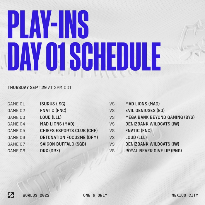 DRX, 롤드컵 개막 첫 날 中 RNG와 대결