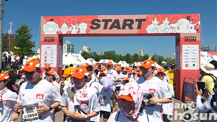 한강을 달리는 힘찬 잉어킹! 포켓몬 30주년 기념 '포켓몬 런' 현장