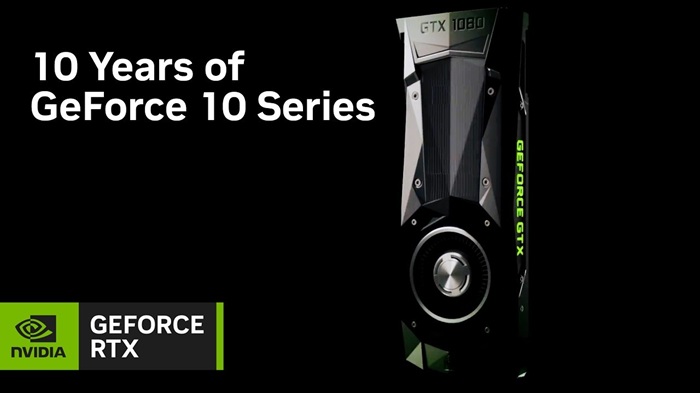 엔비디아, 지포스 GTX 10 시리즈 출시 10주년...  PC 게이밍 세대를 이끈 GPU 발자취 재조명